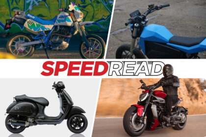 The latest custom Vespa scooters, supermoto builds, and motorcycle news.